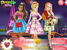 Play BONNIE AND BFFS VALENTINE DAY PARTY Game