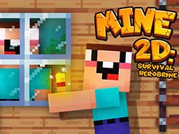 Play MINE 2D SURVIVAL HEROBRINE on Games440.COM