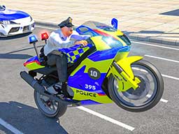 Play POLICE BIKE STUNT RACE GAME Game